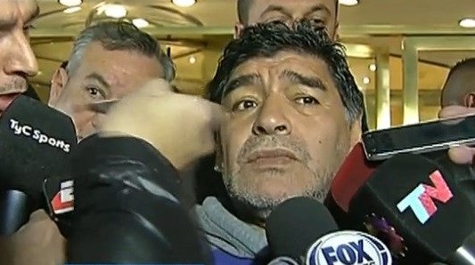 Maradona pidió "renovación total" de la AFA y adelantó que no le "cierra" la Superliga