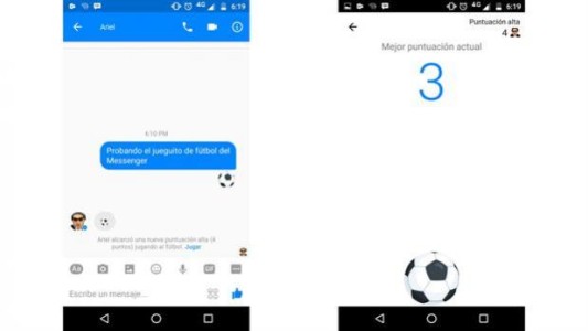 Cómo activar los juegos secretos de Facebook Messenger
