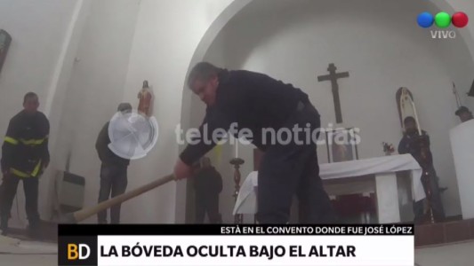 Son tres las bóvedas encontradas en el monasterio de General Rodríguez
