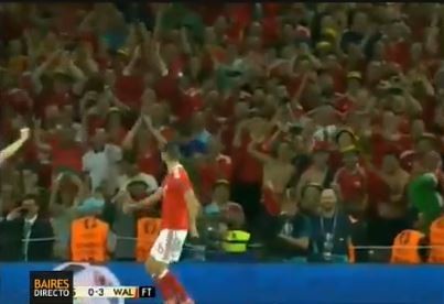 Eurocopa: El show del galés bailarín que hizo delirar a los hinchas tras la histórica clasificación