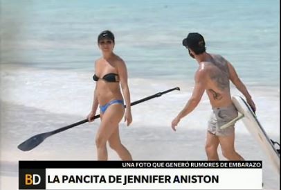 Jennifer Aniston en las playas de Bahamas: ¿está embarazada?