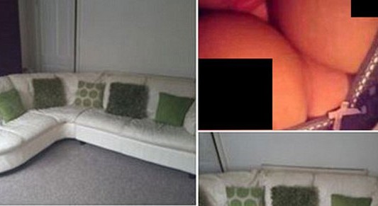 Quiso vender un sofá en Internet y sin darse cuenta publicó una foto de sus pechos