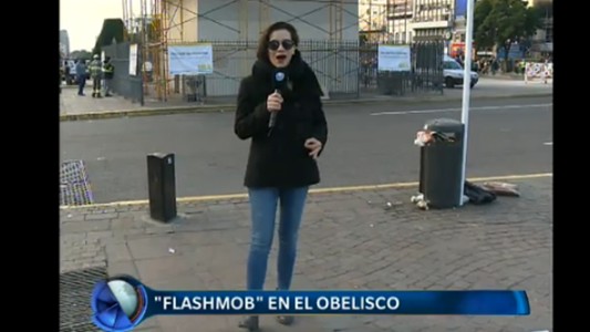 "Flashmob" en el Obelisco