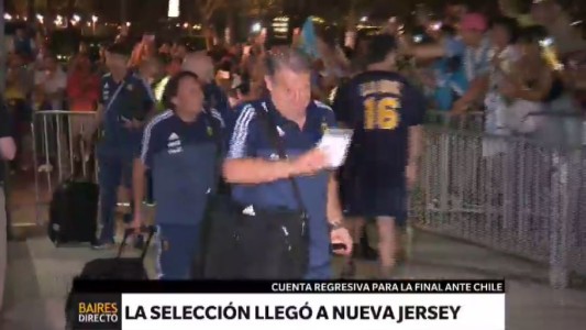 La selección llegó a Nueva Jersey