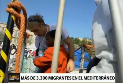 Rescataron más de 3300 migrantes en el Mediterráneo