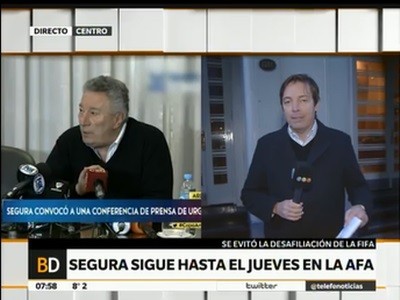 Segura sigue hasta el jueves en la AFA