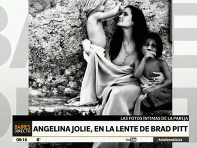 Angelina Jolie en la lente de Brad Pitt