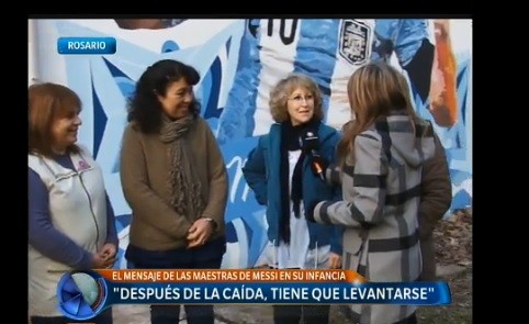 El mensaje de apoyo de las maestras de Messi