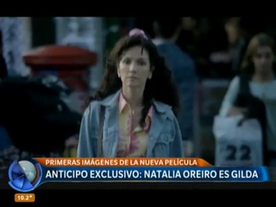 Natalia Oreiro es Gilda: primeras imágenes