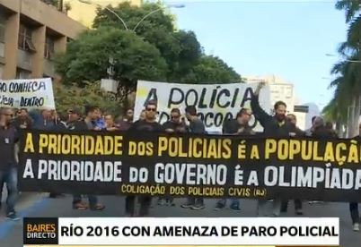 Río 2016: amenaza de paro policial