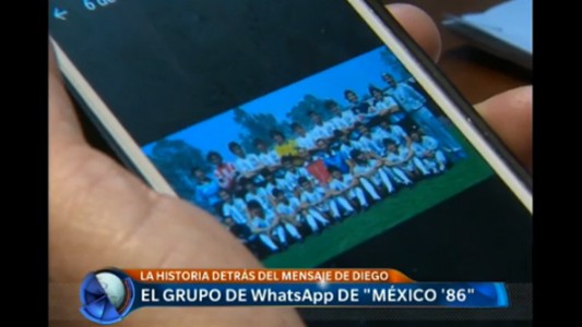 El grupo de WhatsApp de los campeones de México'86
