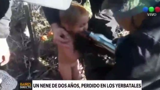Un niño de 2 años estuvo perdido dos días en yerbatales de Misiones