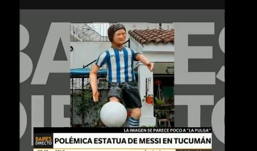 La nueva estatua de Messi que hizo estallar las redes sociales