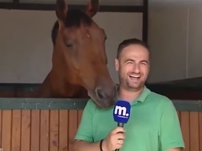 #EsViral Un periodista mal ubicado