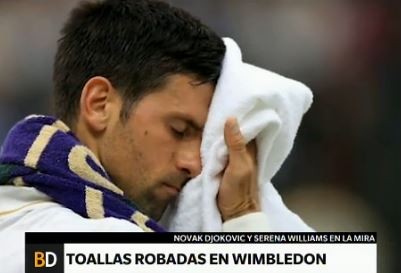 Escándalo en Wimbledon: se roban las toallas
