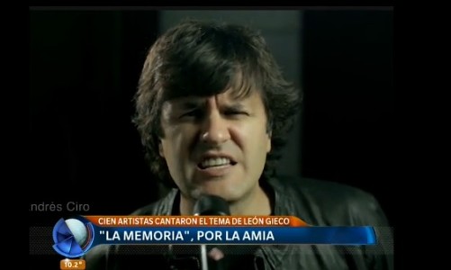 Cien músicos argentinos grabaron "La memoria", por la AMIA