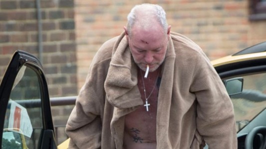 El deteriorado estado de una ex estrella del fútbol