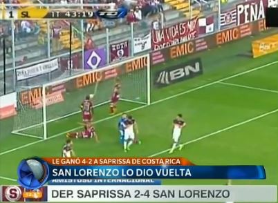 San Lorenzo lo dio vuelta