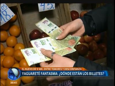¿Dónde están los billetes de 500?