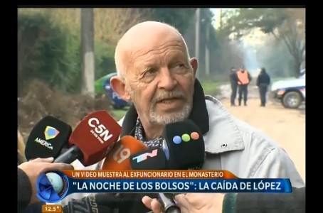 Vecino del convento en General Rodríguez: "Los vi a De Vido y a Moreno"
