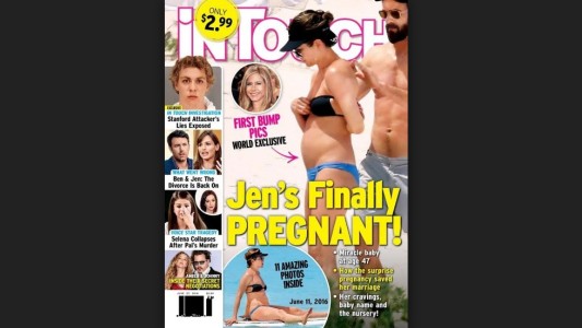 La ira de Jennifer Aniston quedó escrita en su blog: "No estoy embarazada, estoy harta"