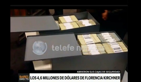 El fiscal pidió embargar el dinero de la caja de seguridad de Florencia Kirchner