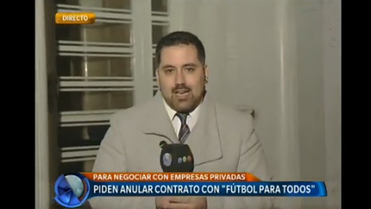 Piden anular contrato con "Fútbol para Todos"