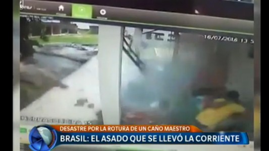 Brasil: el asado que se llevó la corriente