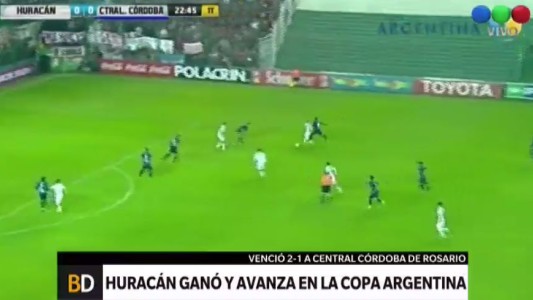Copa Argentina: Huracán le ganó 2-1 a Central Córdoba
