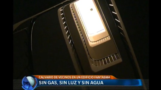 Sin gas, sin luz y sin agua
