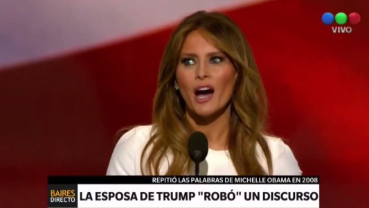 Papelón: La esposa de Donald Trump copió el discurso de Michelle Obama
