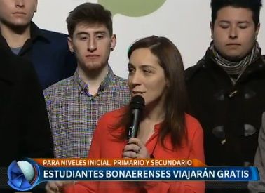 Estudiantes bonaerenses viajarán gratis