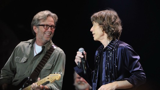 Eric Clapton grabó con los Rolling Stones como músico invitado