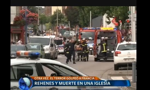 Francia: religiosa afirmó que los terroristas grabaron el crimen del sacerdote