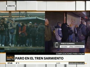 Paro del Sarmiento: amenazan con un nuevo paro de hasta 72 horas