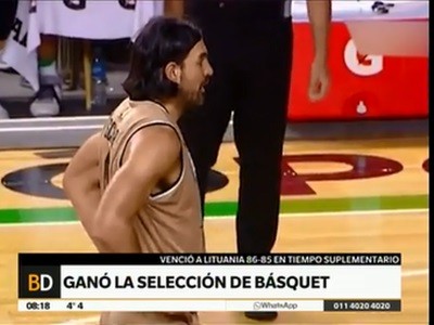 Triunfo del basquet argentino en Tecnópolis