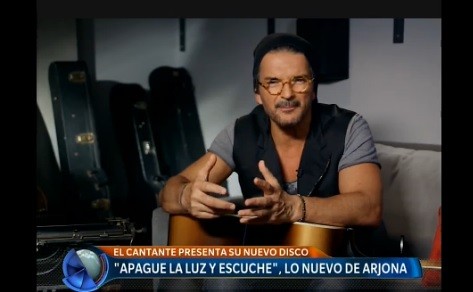 "Apague la luz y escuche", lo nuevo de Arjona