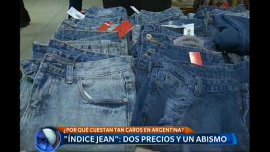 Índice jean: dos precios y un abismo