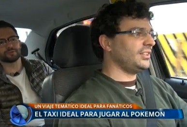 El taxi ideal para jugar al Pokemon