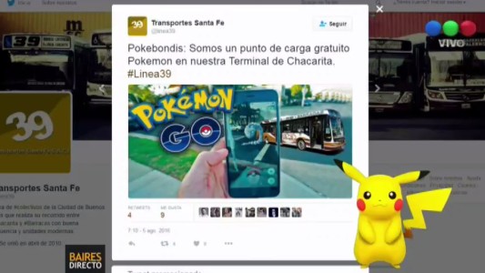 Pokebondis: colectivos porteños ofrecen su recorrido para cazar Pokemon