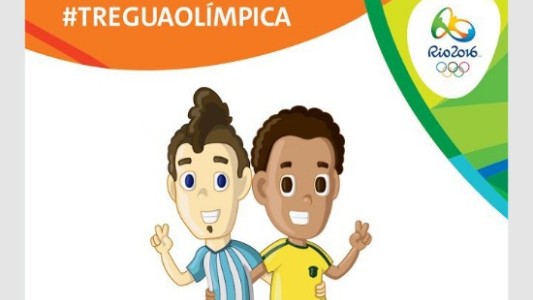 #TreguaOlimpica : campaña oficial para evitar los cruces entre argentinos y brasileños