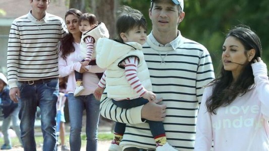 Los hijos de las estrellas Mila Kunis y Ashton Kutcher vivirán "como pobres"