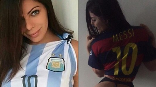 Messi volvió a la Selección y Miss Bum Bum le regaló una foto muy hot