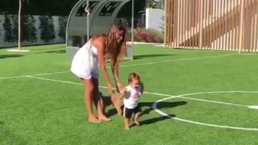Video tierno: los primeros pasos de Mateo Messi, el segundo hijo de Lionel
