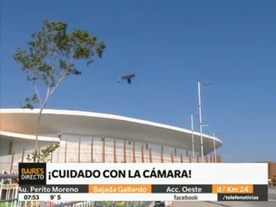 Río 2016: una cámara aérea cayó sobre el público e hirió a siete personas