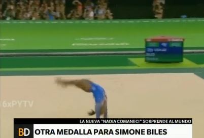 #Río2016 Simone Biles sumó su quinta medalla