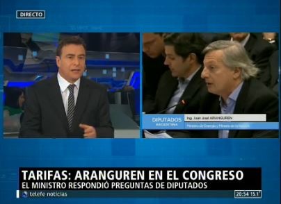 Tarifas: las preguntas de los Diputados al ministro Aranguren