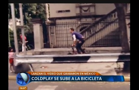 Coldplay se sube a la bicicleta