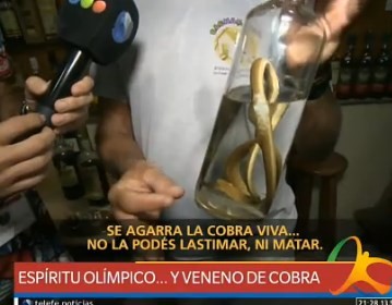 Espíritu olímpico...y veneno de cobra