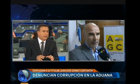 Gómez Centurión, tras ser desplazado de Aduanas: "El cable de 220 que pisé fue el de la efedrina"